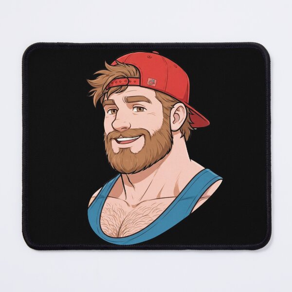 Item preview, Gay Bear Face | Gay Bear Portrait Illustration designed and sold by BrokenLabel.
