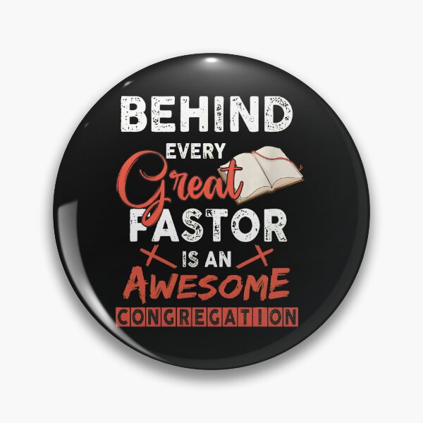 Item preview, Behind Every Great Pastor Is An Awesome Congregation designed and sold by domjudith.