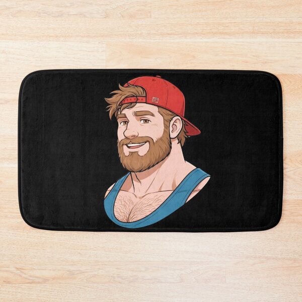 Item preview, Gay Bear Face | Gay Bear Portrait Illustration designed and sold by BrokenLabel.