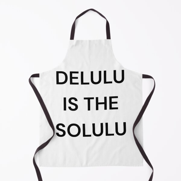 Item preview, Delulu Is The Solulu Funny Meme Quote designed and sold by Kaaf's Mart.