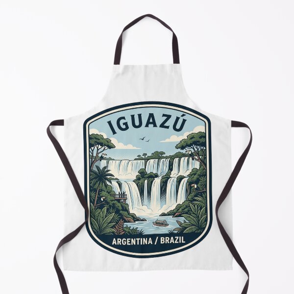 Item preview, Iguazu Falls Argentina Brazil Vintage Travel Badge designed and sold by k3rstman1.