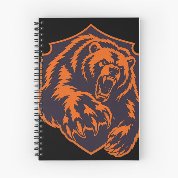 Item preview, Fierce Orange Bear Shield Emblem designed and sold by claudiaswave.