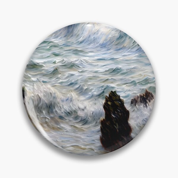 Item preview, Storm off the Coast of Belle-Île designed and sold by artdesignsnow.