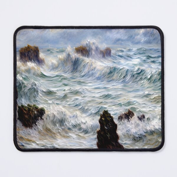 Item preview, Storm off the Coast of Belle-Île designed and sold by artdesignsnow.