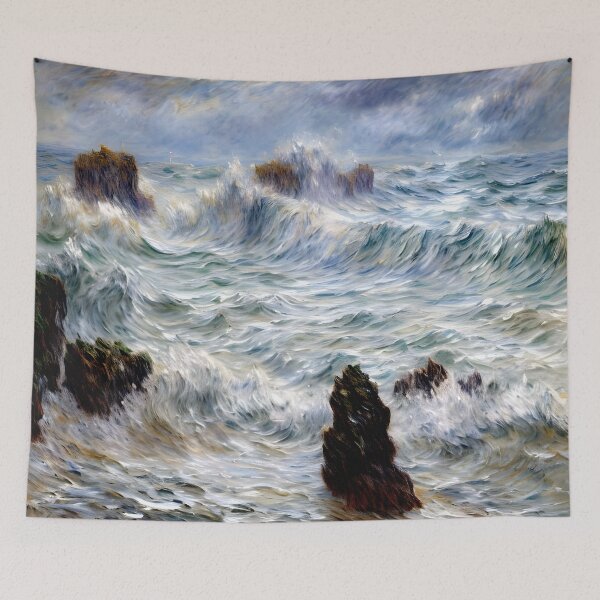 Item preview, Storm off the Coast of Belle-Île designed and sold by artdesignsnow.