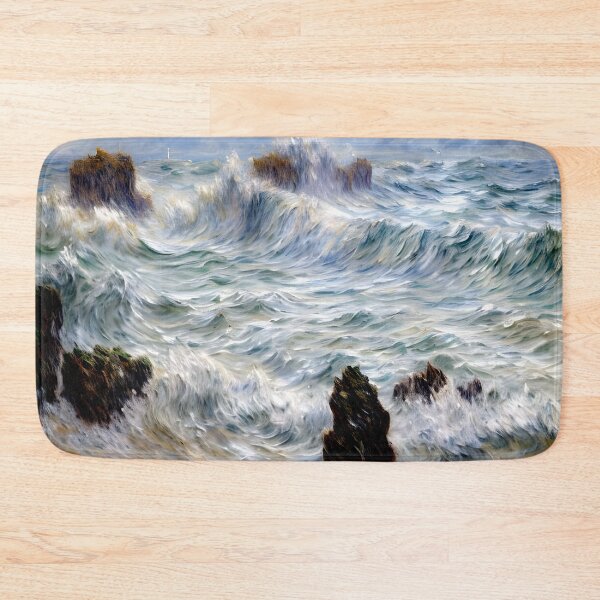 Item preview, Storm off the Coast of Belle-Île designed and sold by artdesignsnow.