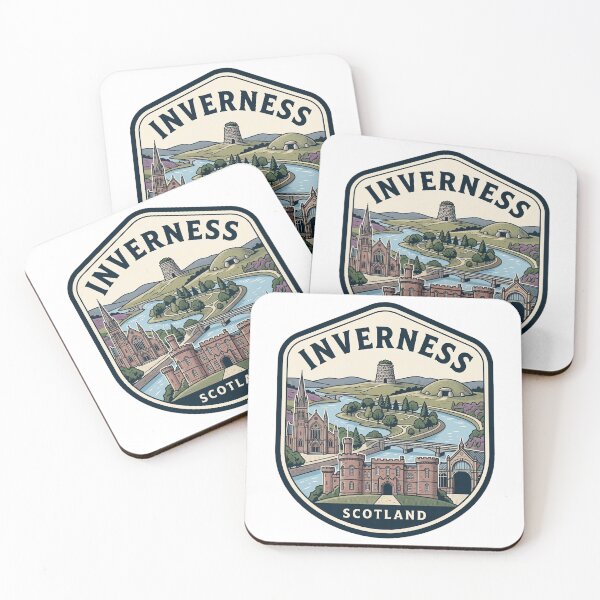 Item preview, Inverness Scotland Retro Travel Souvenir Emblem designed and sold by k3rstman1.