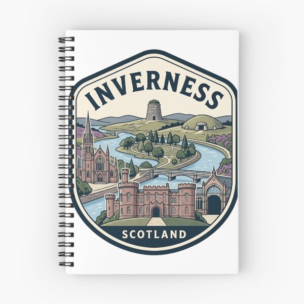 Item preview, Inverness Scotland Retro Travel Souvenir Emblem designed and sold by k3rstman1.