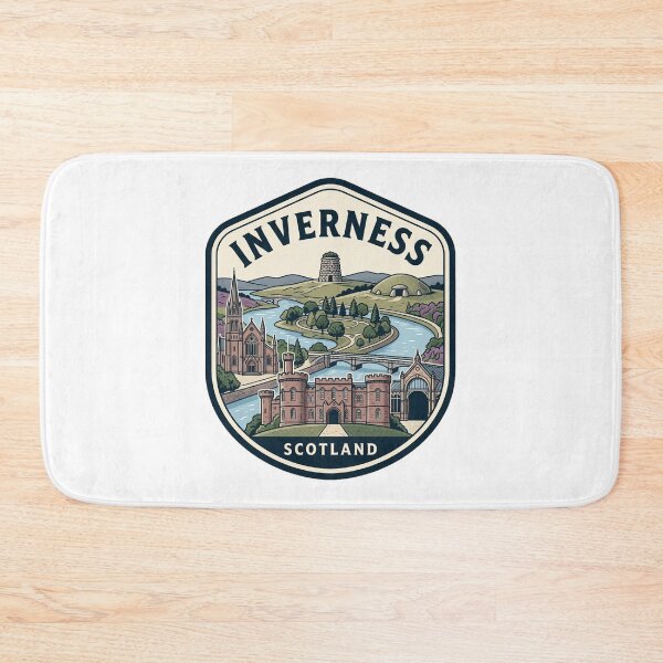 Item preview, Inverness Scotland Retro Travel Souvenir Emblem designed and sold by k3rstman1.