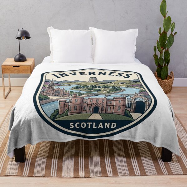 Item preview, Inverness Scotland Retro Travel Souvenir Emblem designed and sold by k3rstman1.
