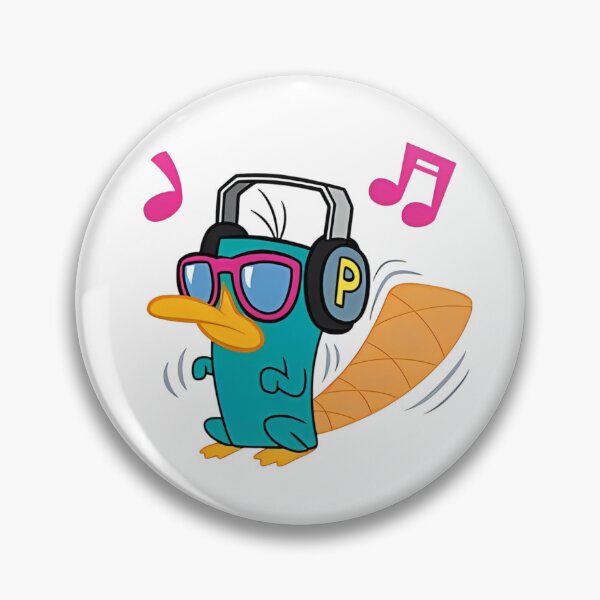 Item preview, Perry The Platypus Dancing With Headphones designed and sold by Worldofrat.