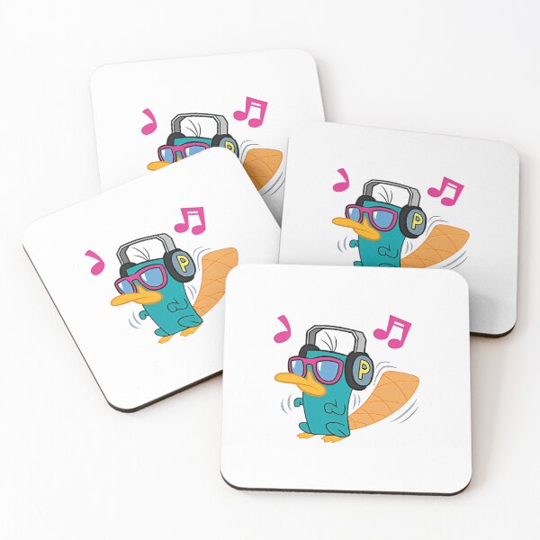 Item preview, Perry The Platypus Dancing With Headphones designed and sold by Worldofrat.