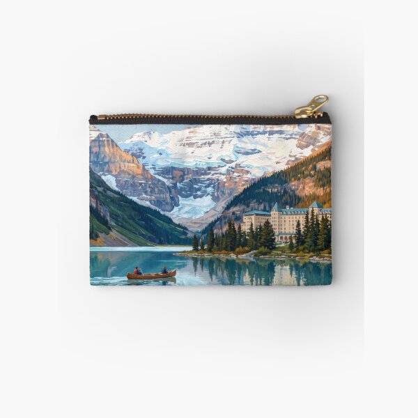 Item preview, Lake Louise Beneath the Victoria Glacier designed and sold by RedPeaStudio.
