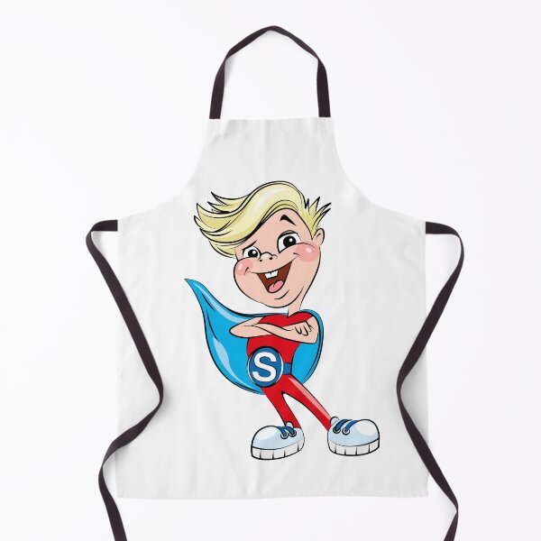 Item preview, Funny Superhero Boy with Blue Cape designed and sold by Ekaterina  Biserova.