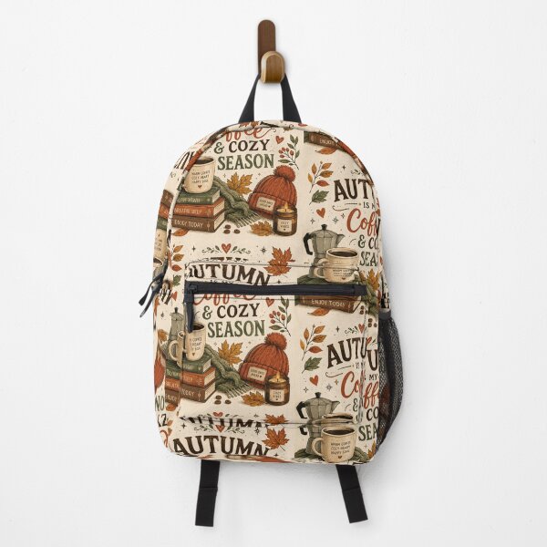 Item preview, Autumn Is My Coffee & Cozy Season | Vintage Fall Coffee Aesthetic Design designed and sold by Kaaf's Mart.
