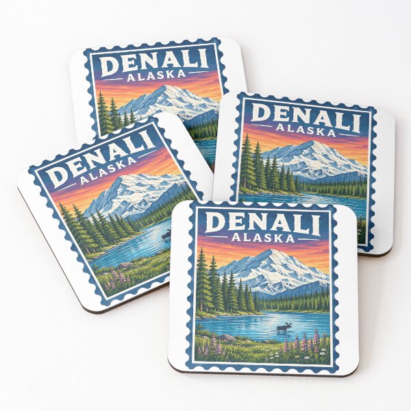 Item preview, Denali Alaska Stamp designed and sold by yunamaliskova.