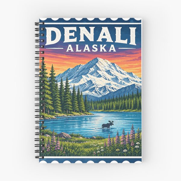 Item preview, Denali Alaska Stamp designed and sold by yunamaliskova.