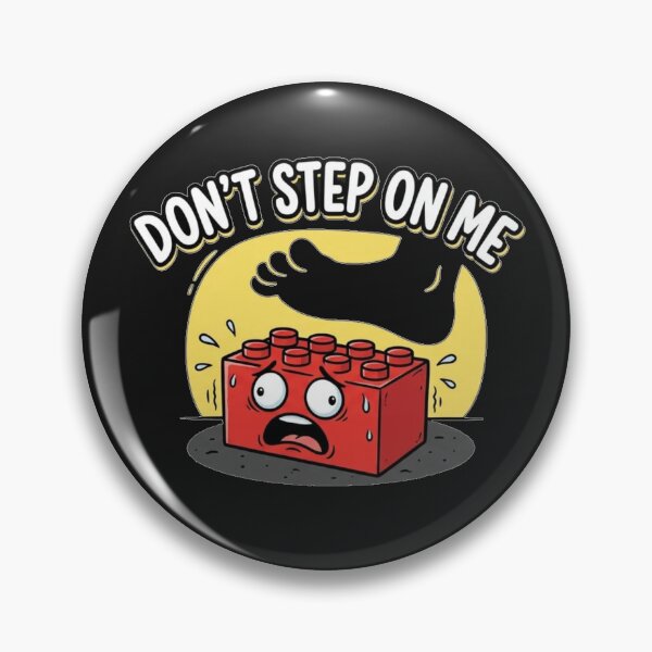 Item preview, Don't Step On Me - Scared Toy Brick designed and sold by Ksaw0710.
