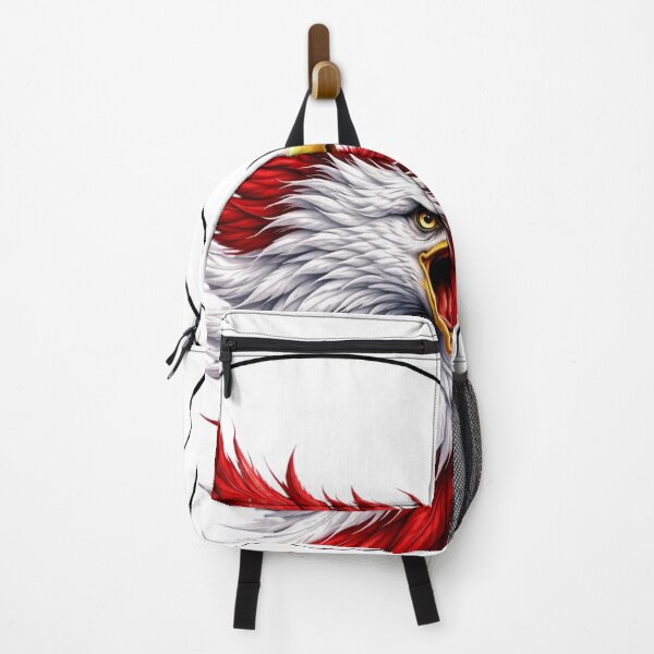 Item preview, Eagle Graphic T-Shirt - Red & White Eagle Feather Artwork designed and sold by Chiedu10.