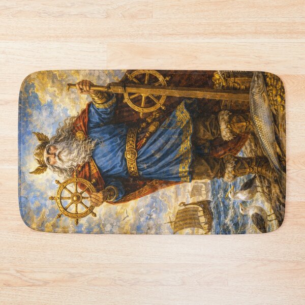 Item preview, Njord – God of the Sea Painting designed and sold by GalleryKauffeld.