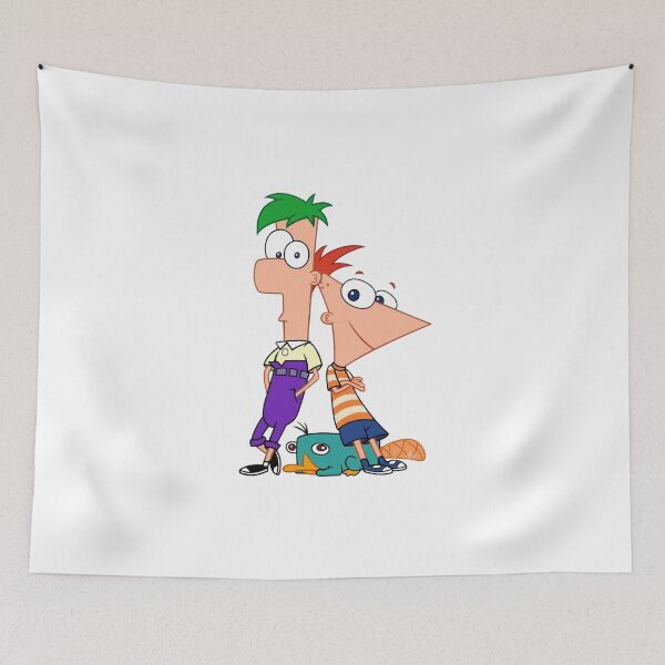 Item preview, Phineas And Ferb With Agent Perry The Platypus designed and sold by Worldofrat.