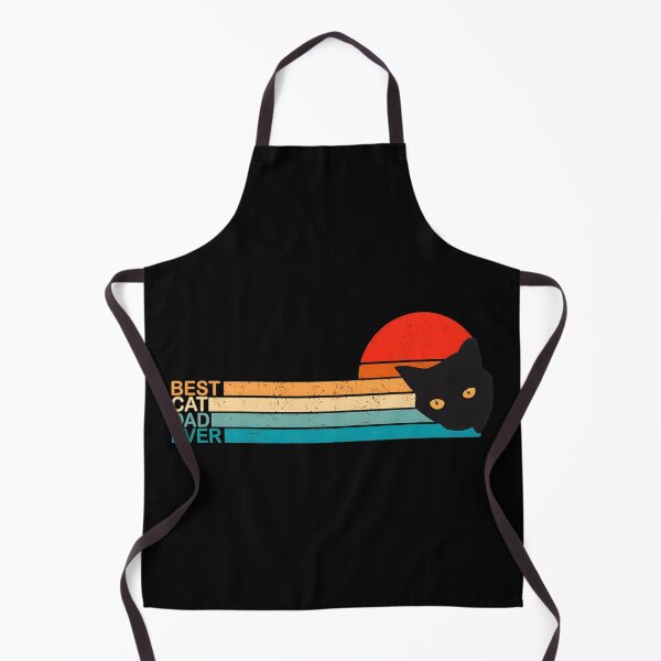 Item preview, Best Cat Dad Ever Retro Sunset Cat Lover designed and sold by OlyvieArt.