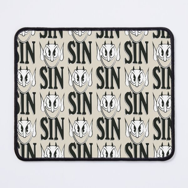 Item preview, Sin – Devil Cartoon Pattern with Bold Edgy Aesthetic and Vintage Style designed and sold by Helmina Groper.