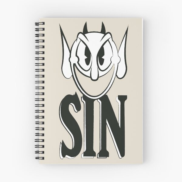 Item preview, Sin – Devil Cartoon Pattern with Bold Edgy Aesthetic and Vintage Style designed and sold by Helmina Groper.