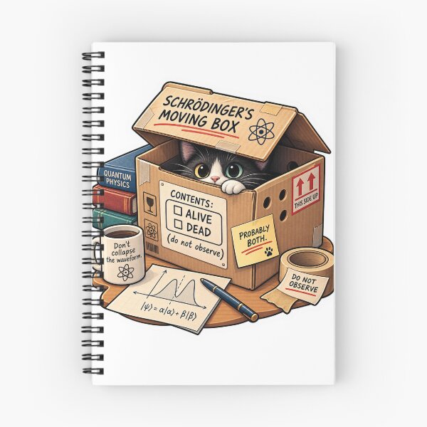 Item preview, Schrödinger’s Moving Box – Probably Both designed and sold by ChicClicker.