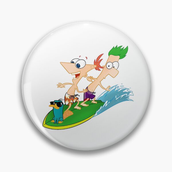 Item preview, Phineas And Ferb Surfing Summer Waves designed and sold by Worldofrat.