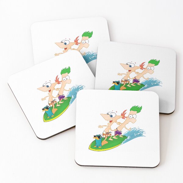 Item preview, Phineas And Ferb Surfing Summer Waves designed and sold by Worldofrat.