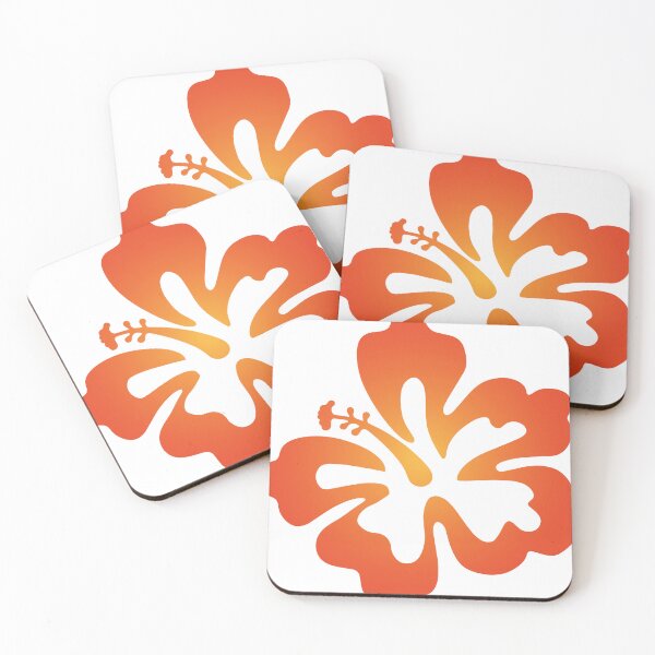 Item preview, Orange yellow gradient y2k hibiscus flower designed and sold by RosesAndThornsss.