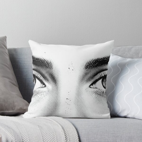Item preview, Black and White Halftone Pop Art Female Eyes designed and sold by ASN STUDIO.