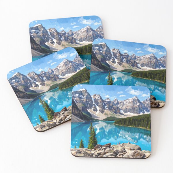 Item preview, Moraine Lake and the Valley of the Ten Peaks designed and sold by RedPeaStudio.