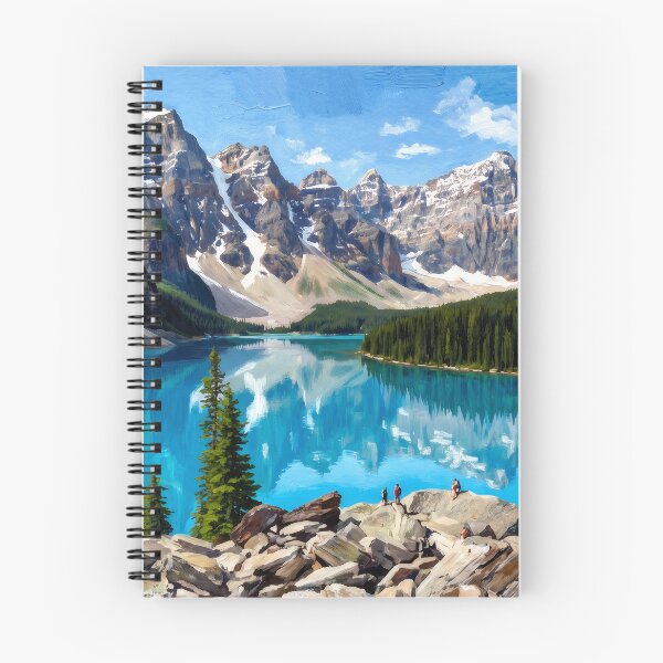 Item preview, Moraine Lake and the Valley of the Ten Peaks designed and sold by RedPeaStudio.