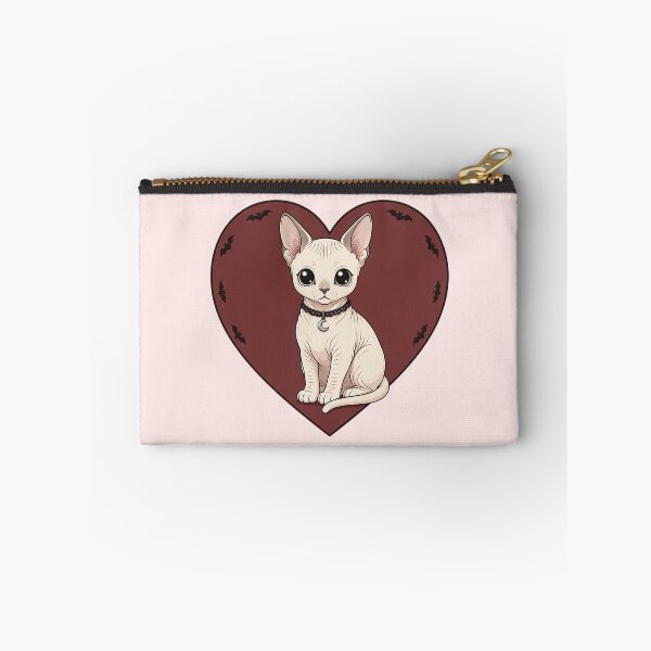 Item preview, Gothic Sphynx Cat in Red Heart designed and sold by SweetLilith.