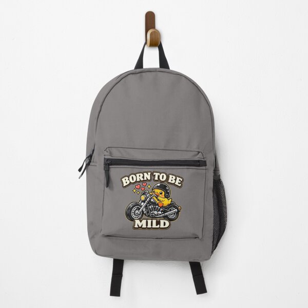 Item preview, Born To Be Mild Cute Duck On Motorcycle Funny Introvert designed and sold by Timeless Junction.