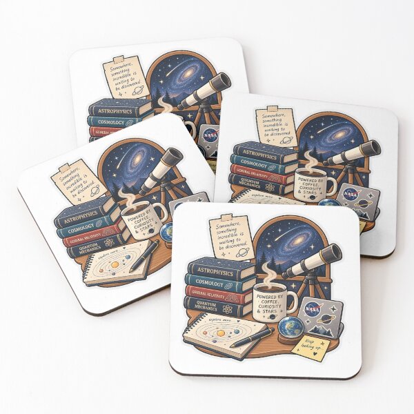 Item preview, Powered by Coffee Curiosity & Stars – Astrophysics designed and sold by ChicClicker.
