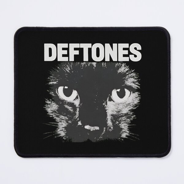 Item preview, Deftones Cat Black White Band -2 designed and sold by CuteBots.
