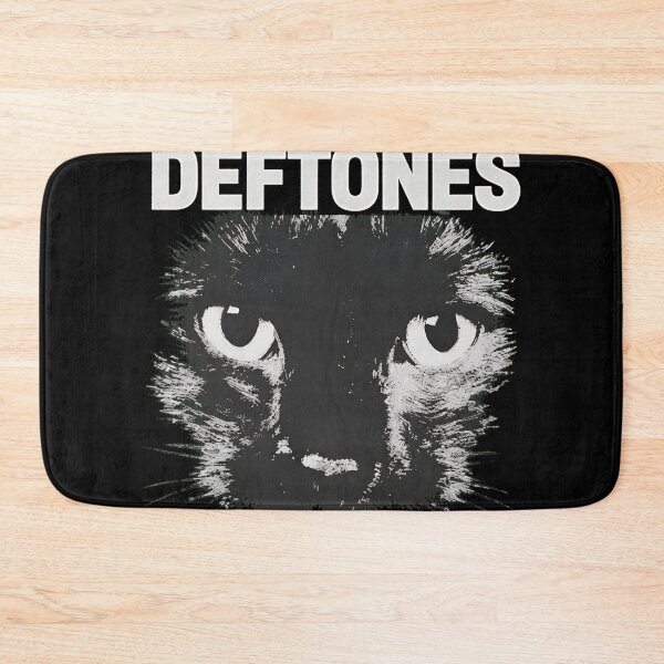Item preview, Deftones Cat Black White Band -2 designed and sold by CuteBots.