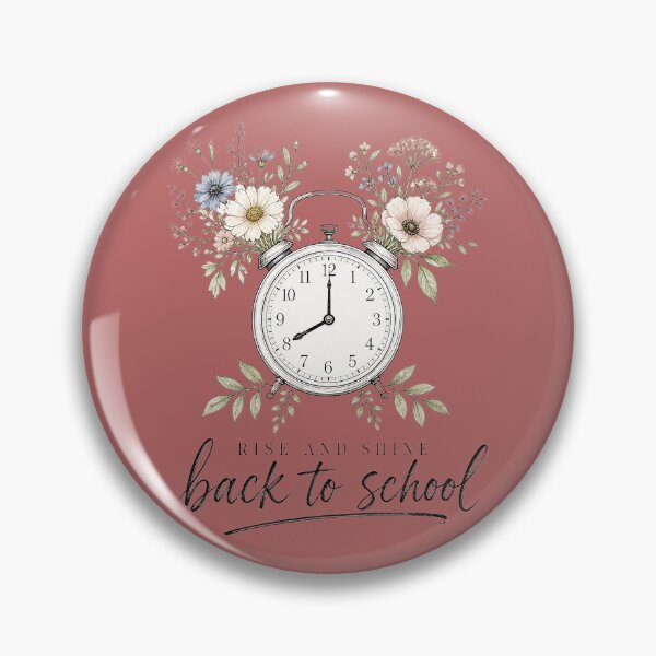 Item preview,  Rise and Shine Botanical Alarm Clock designed and sold by MOCH- ART.