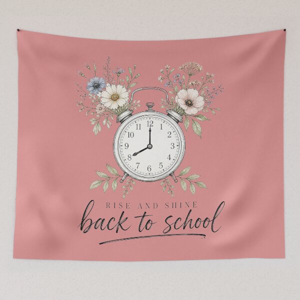 Item preview,  Rise and Shine Botanical Alarm Clock designed and sold by MOCH- ART.