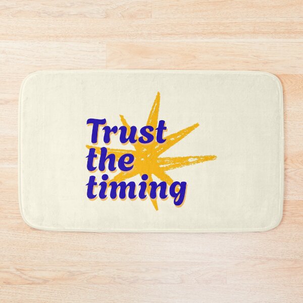 Item preview, Trust the Timing – Motivational Inspirational Quote designed and sold by jianina-alondra.