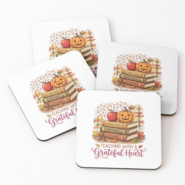 Item preview, Autumn Teacher Grateful Heart Stack designed and sold by Steele-Art.