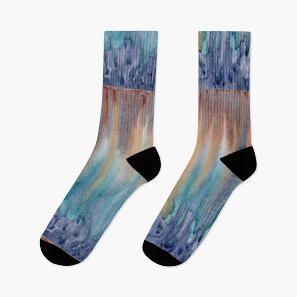 Item preview, Copy of Blue Green Abstract Forest: Atmospheric Watercolour Landscape designed and sold by ArithraStudio.