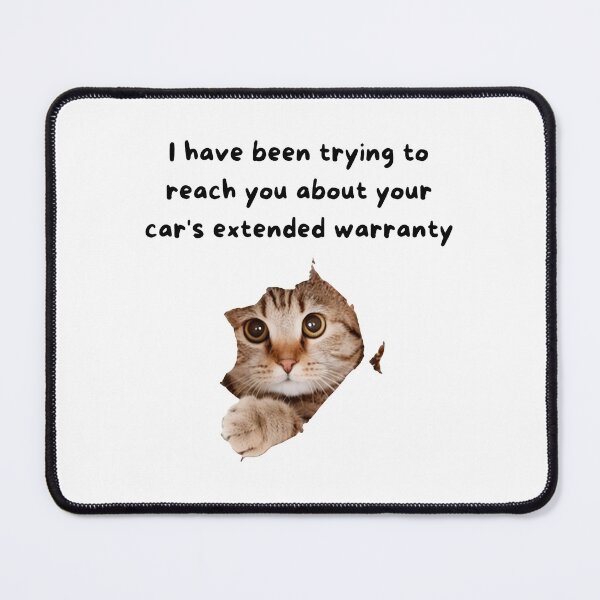 Item preview, Cat Extended Warranty Meme Funny designed and sold by OlyvieArt.