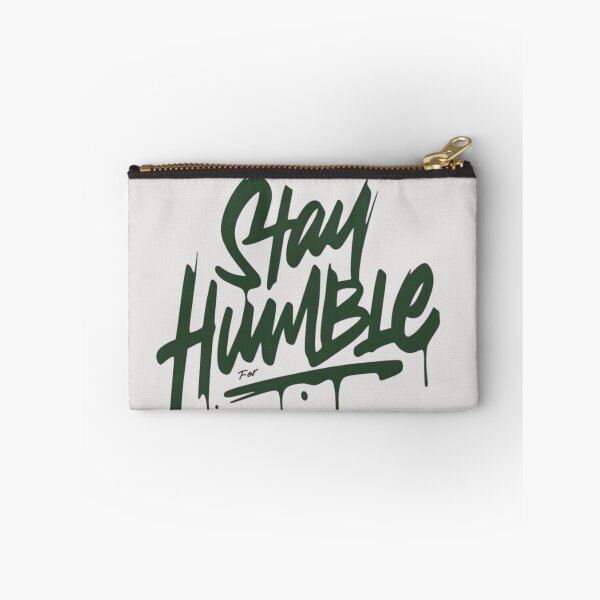 Item preview, Stay Humble Never Look Back – Motivational Quote Design designed and sold by RajDeals.