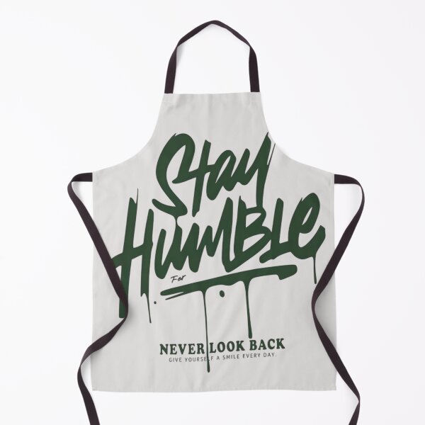 Item preview, Stay Humble Never Look Back – Motivational Quote Design designed and sold by RajDeals.