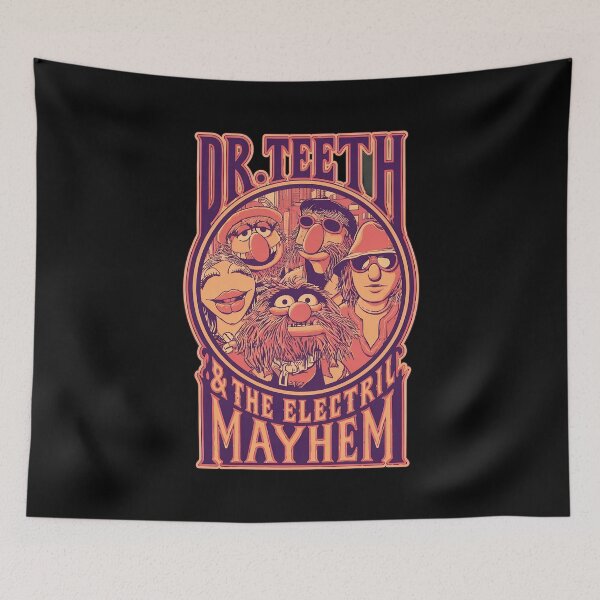 Item preview, Dr Teeth Electric Mayhem Muppets Band-30 designed and sold by CuteBots.