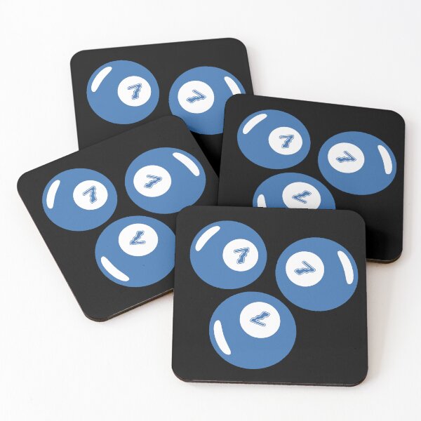 Item preview, Lucky Number 777 Dirty Blue Balls designed and sold by CamilasPrints.